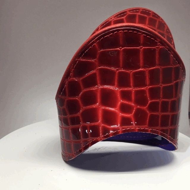 The Thermal - Red Crocodile Boot Crown Toppers - Equiluxe Tack