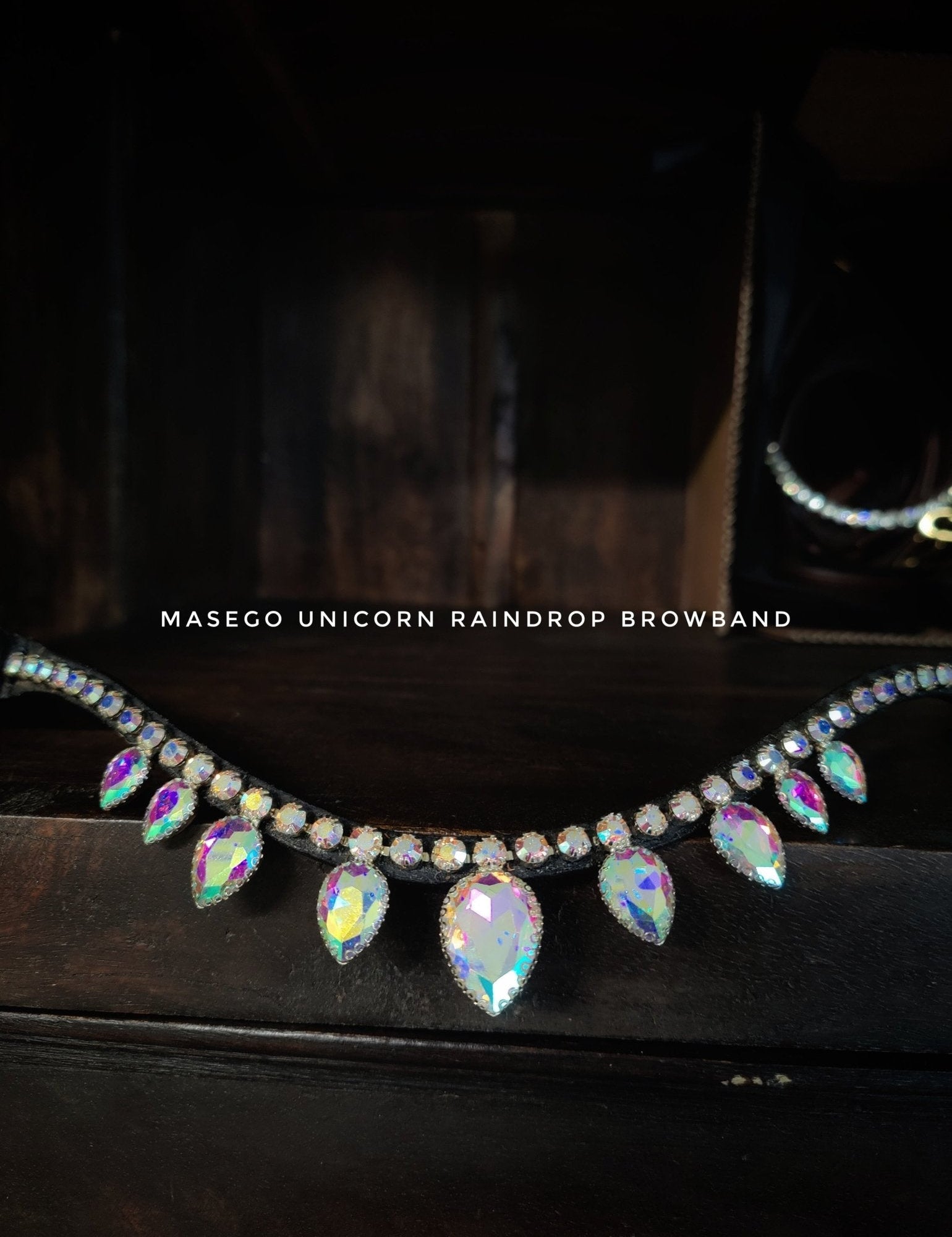 Masego Unicorn Raindrop Swarovski Browband - MASEGO horsewear - Equiluxe Tack
