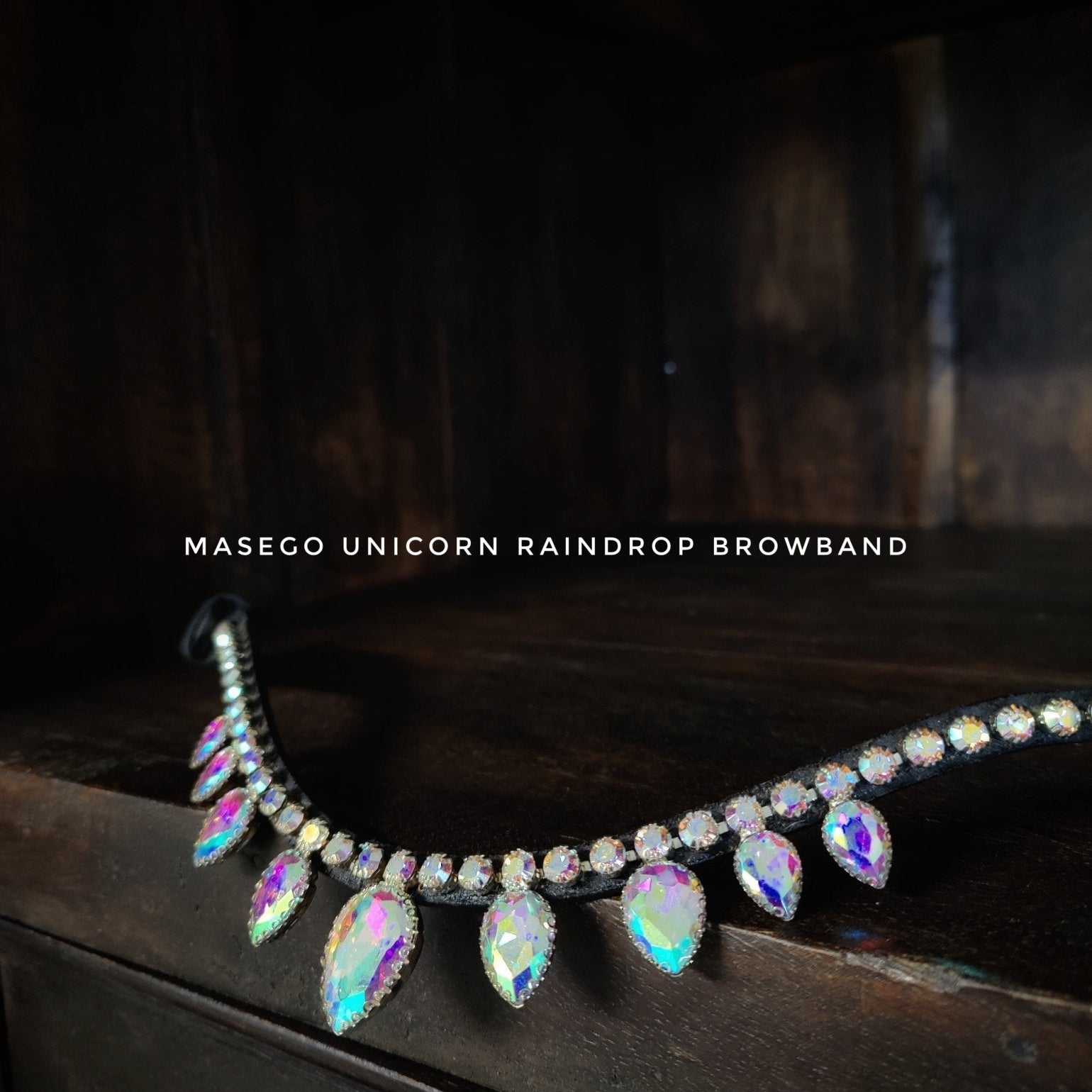 Masego Unicorn Raindrop Swarovski Browband - MASEGO horsewear - Equiluxe Tack