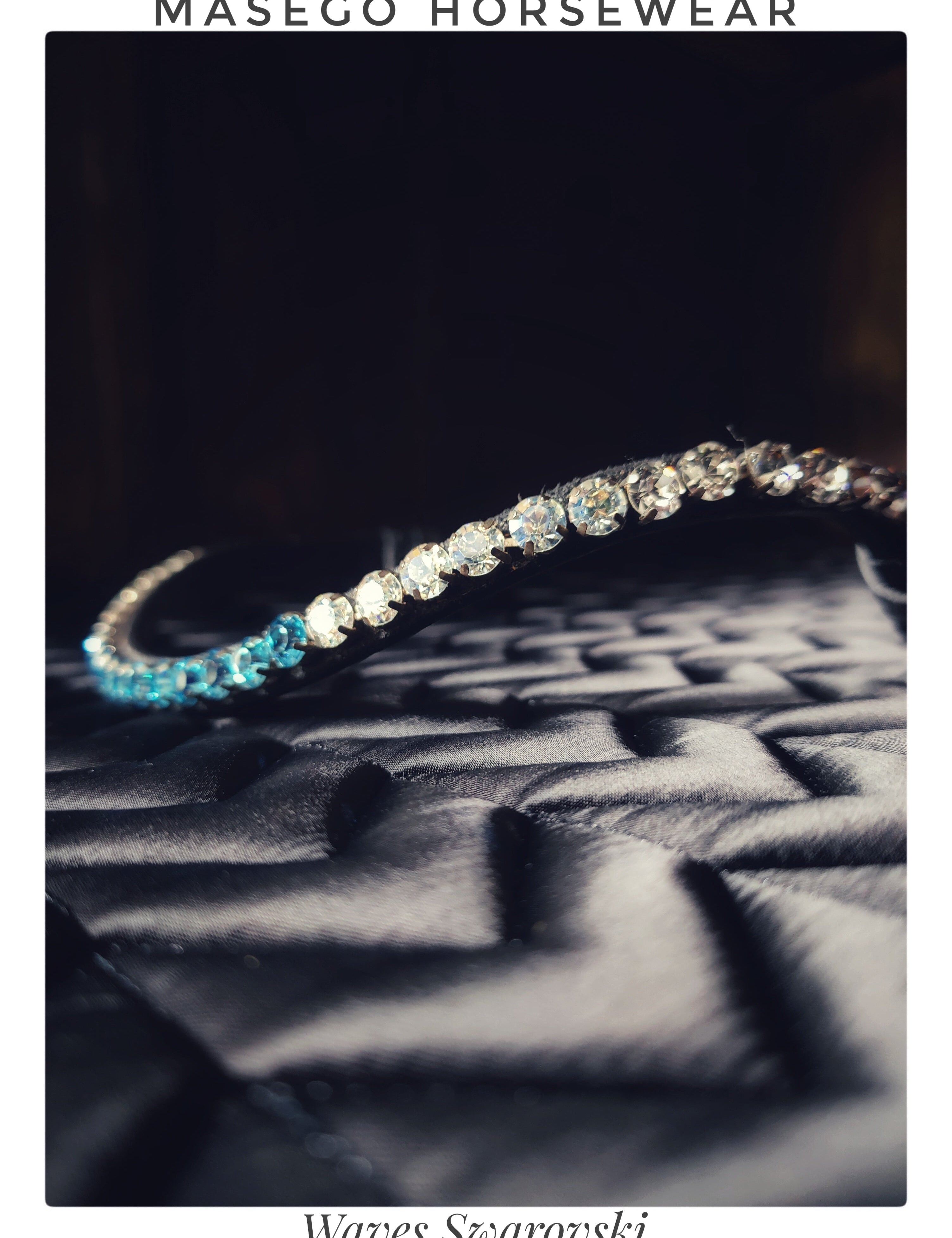 Masego 'Waves' Swarovski Browband - MASEGO horsewear - Equiluxe Tack