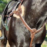 White Padding 5-Point Breastplate - Equiluxe Tack