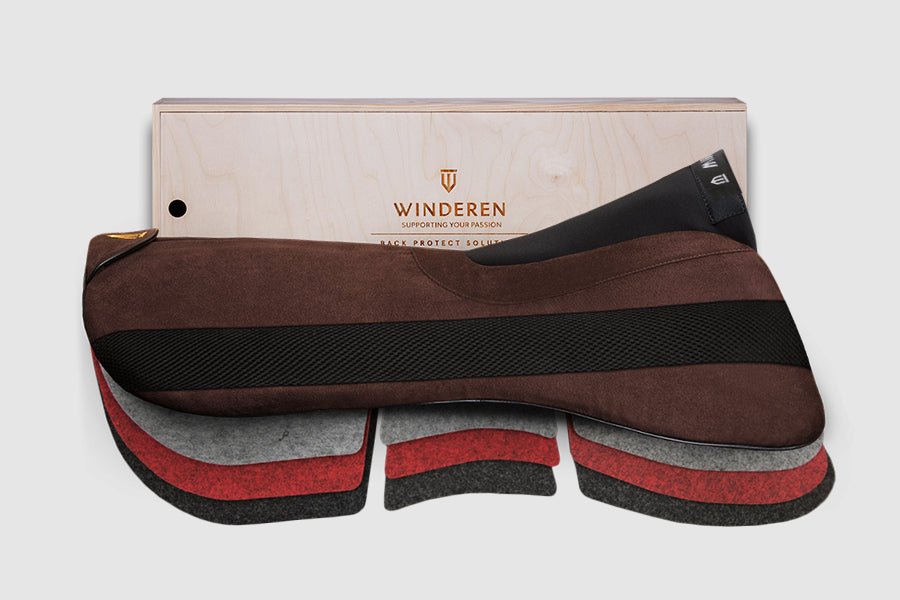 Winderen Correction System Dressage Half Pad - Chocolate - Equiluxe Tack
