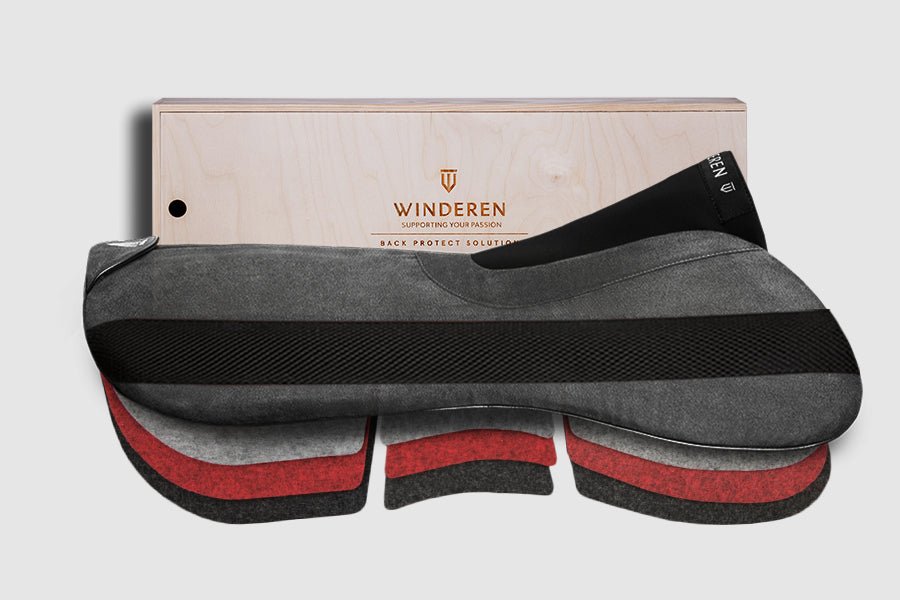 Winderen Correction System Jumping Half Pad - Charcoal - Equiluxe Tack