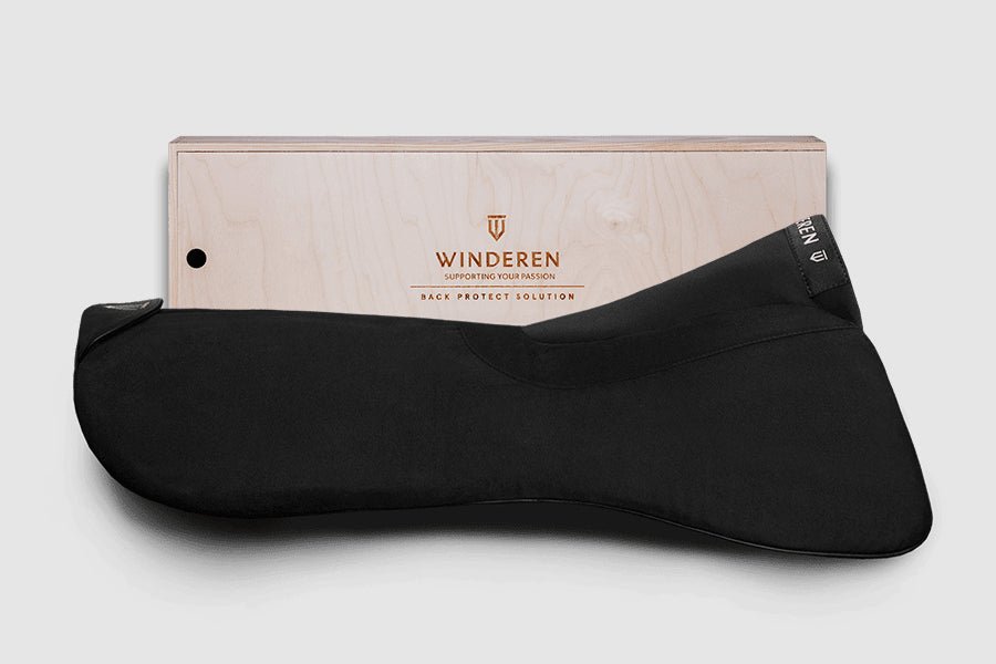 Winderen Dressage Half Pad - 10mm or 18mm - Coal - Equiluxe Tack