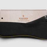 Winderen Dressage Half Pad - 10mm or 18mm - Coal/Gold - Equiluxe Tack
