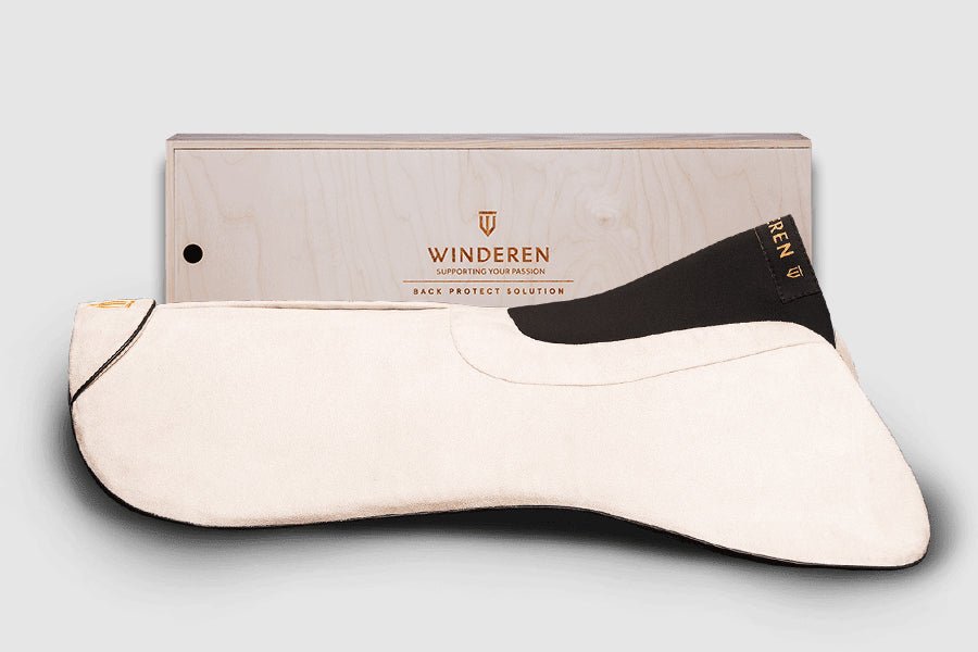 Winderen Dressage Half Pad - 10mm or 18mm - Seashell - Equiluxe Tack