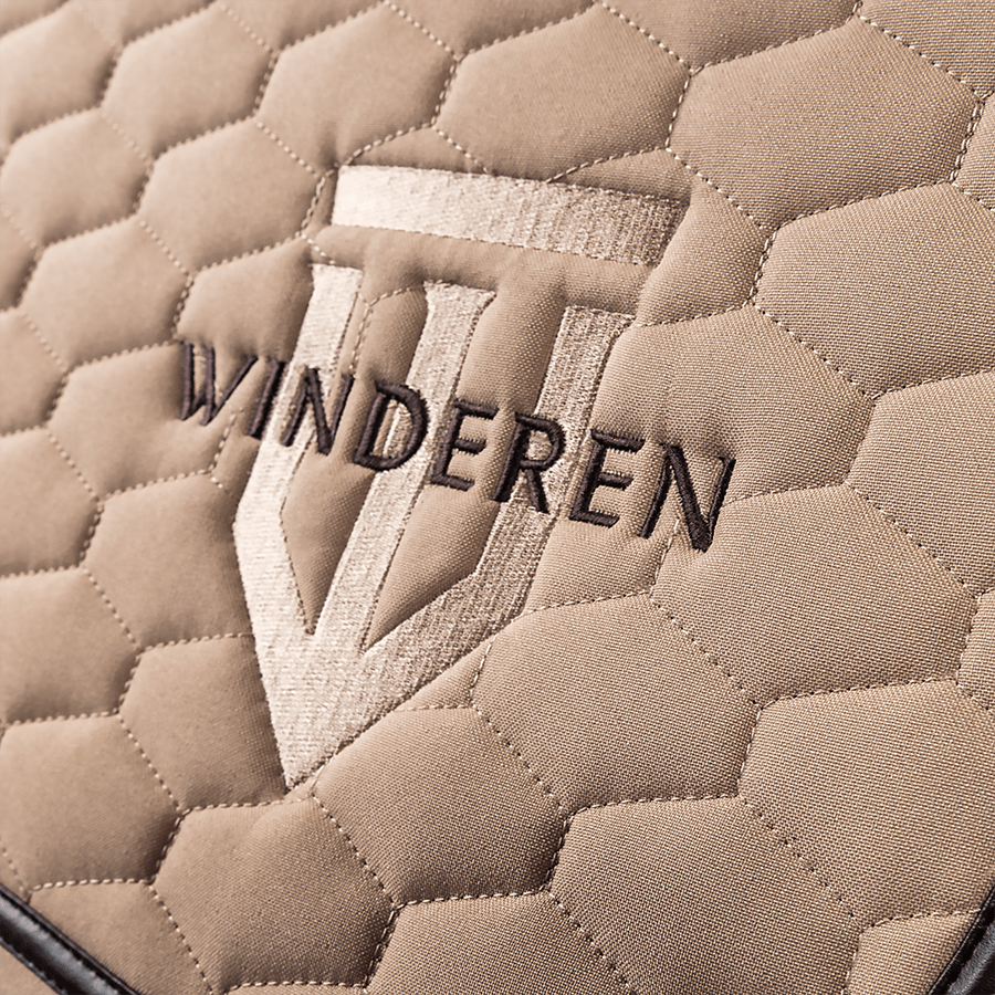 Winderen Dressage Saddle Pad - Latte/Chocolate - Equiluxe Tack