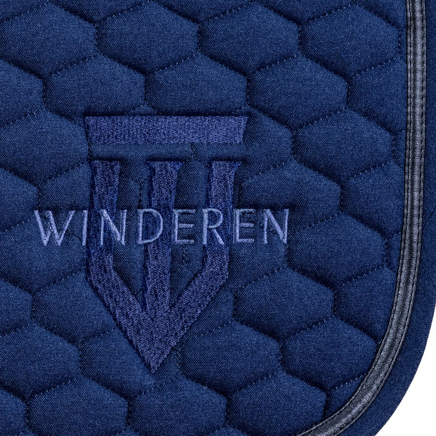 Winderen Dressage Saddle Pad - Navy/Metallic Blue - Equiluxe Tack