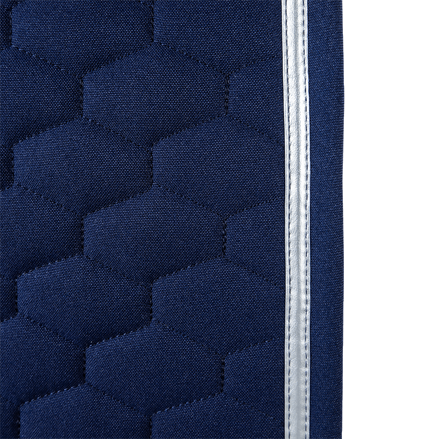 Winderen Dressage Saddle Pad - Navy/Silver - Equiluxe Tack
