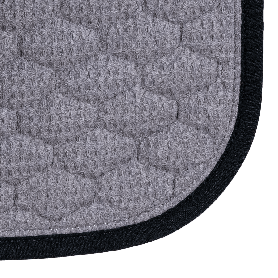 Winderen Dressage Saddle Pad - Raven/Metallic Graphite - Equiluxe Tack