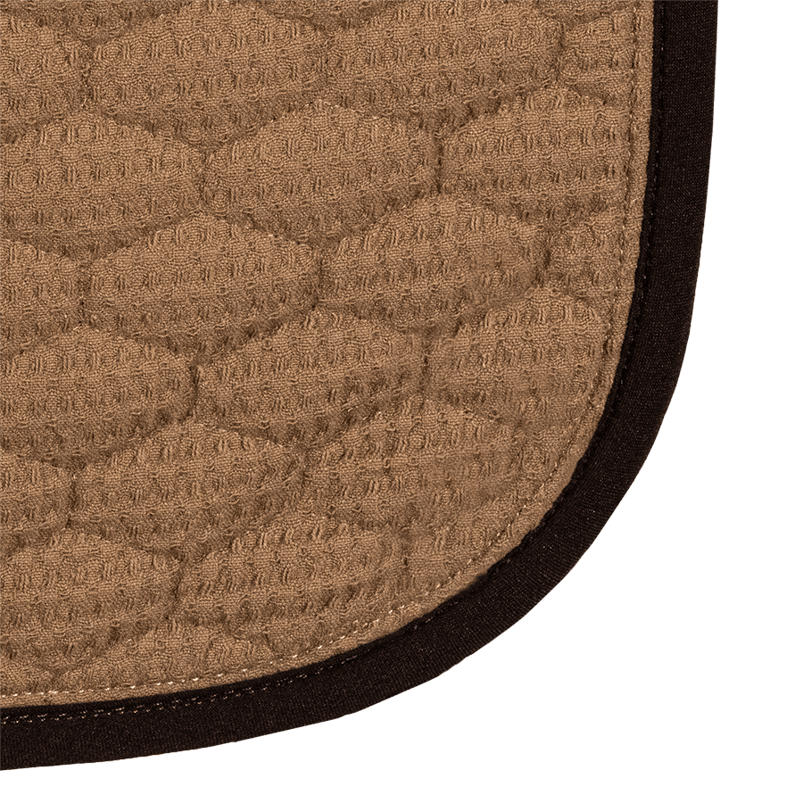 Winderen Jump Saddle Pad - Espresso/Metallic Brown - Equiluxe Tack