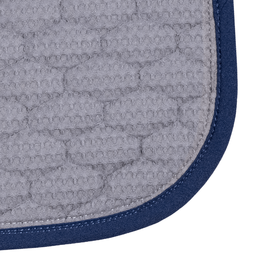 Winderen Jump Saddle Pad - Navy/Metallic Blue - Equiluxe Tack