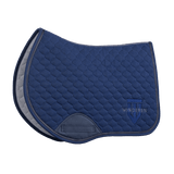 Winderen Jump Saddle Pad - Navy/Metallic Blue - Equiluxe Tack
