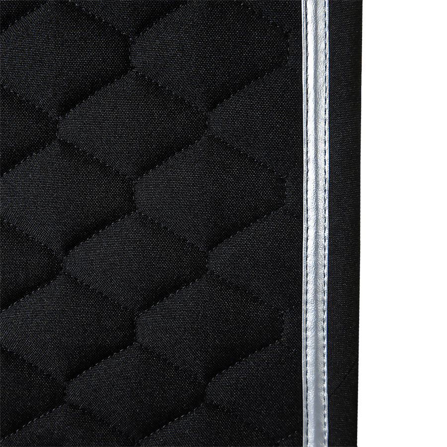 Winderen Jump Saddle Pad - Raven/Silver - Equiluxe Tack