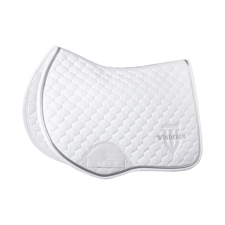 Winderen Jump Saddle Pad - Snowflake/Silver - Equiluxe Tack