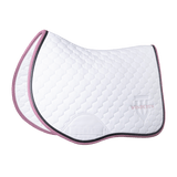 Winderen Jump Saddle Pad - White/Lollipop - Equiluxe Tack