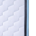 Winderen Jump Saddle Pad - White/Sky Blue - Equiluxe Tack