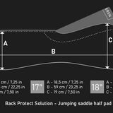 Winderen Jumping Half Pad - 10mm or 18mm - Claret - Equiluxe Tack