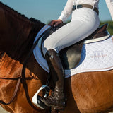 Winderen Jumping Half Pad - 10mm or 18mm - Pearl White/Rose Gold - Equiluxe Tack