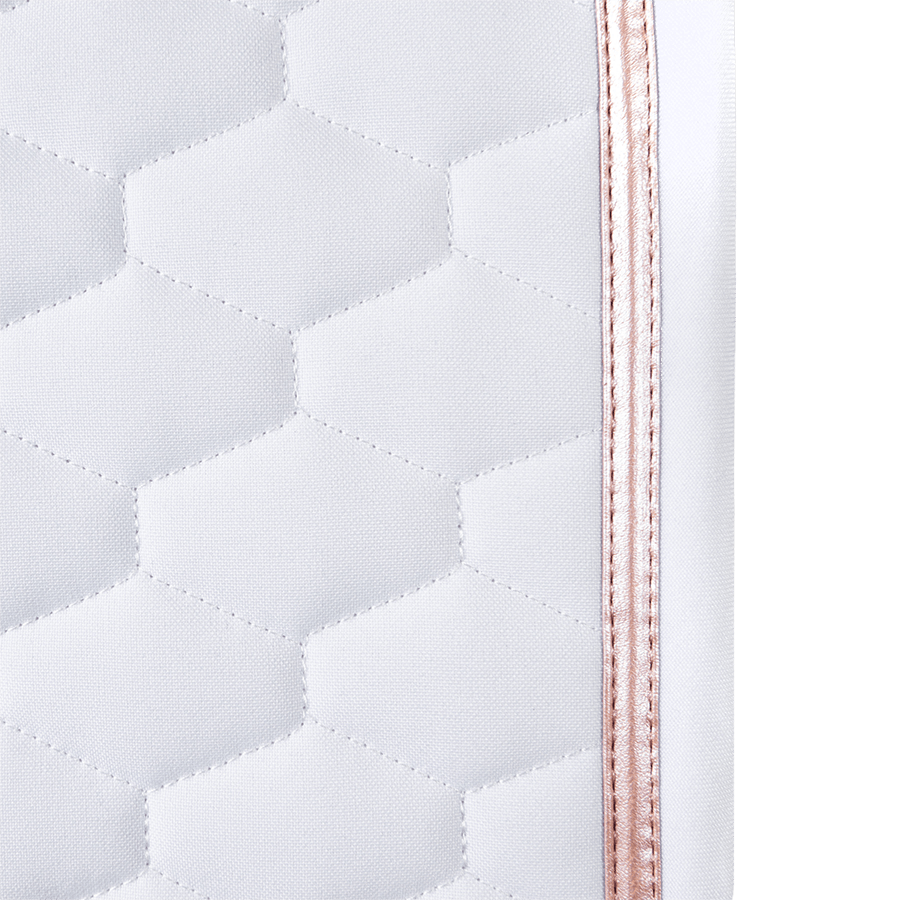 Winderen Pony Saddle Pad - Snowflake/Rose Gold - Equiluxe Tack