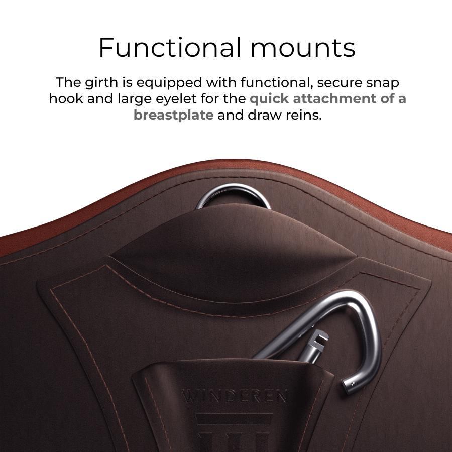 Winderen Stud Belly Guard Monoflap Girth - Equiluxe Tack