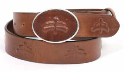 WYATT | unisex leather belt | leather belt | silver buckle | fashion accessories | belts | belt | Makebe | Made in Italy | elegance | accessories | clothing | brandy |